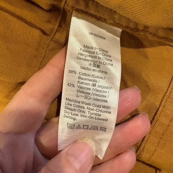 Madewell Southlake Military belted jacket with snaps. Sz S/M - Picture 5 of 6